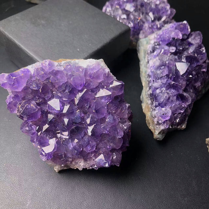 Amethyst Crystal Block Ornament