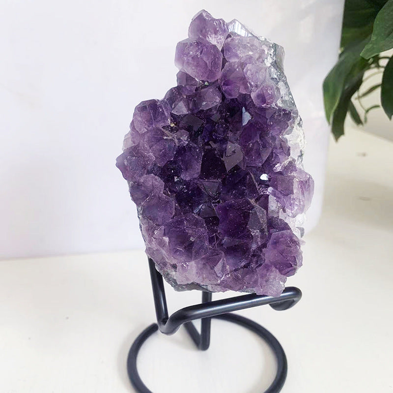 Amethyst Crystal Block Ornament